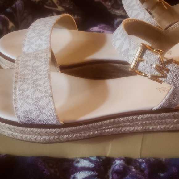 Michael Kors Richie Logo Platform Espadrille Sandal - Picture 3 of 7